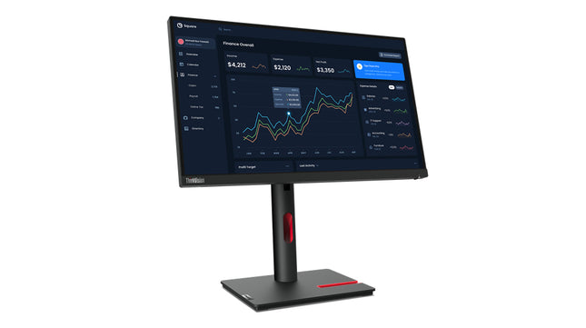 Lenovo ThinkVision T22i-30 22" Class Full HD LED Monitor - 16:9 - Raven Black - 21.5" Viewable - In-plane Switching (IPS) Technology - WLED Backlight - 1920 x 1080 - 16.7 Million Colors - 250 Nit - 4 ms - 60 Hz Refresh Rate - HDMI - VGA - DisplayPort...