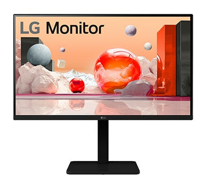 LG 27BA450-B 27" Class Full HD LCD Monitor - 16:9 - Matte Black - TAA Compliant - 27" Viewable - In-plane Switching (IPS) Technology - 1920 x 1080 - 16.7 Million Colors - 250 Nit - 5 ms - 100 Hz Refresh Rate - Speakers - Swivel, Height, Tilt, Pivot -...