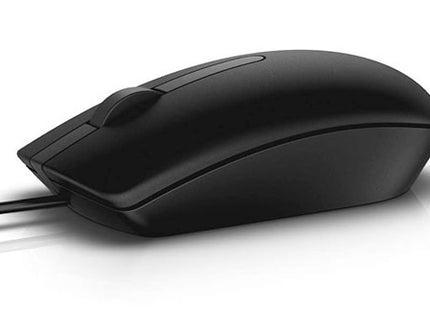 Dell Optical Mouse-MS116-Black - Optical - Cable - Black - USB - 1000 dpi - Scroll Wheel - 3 Button(s) - 1 Each