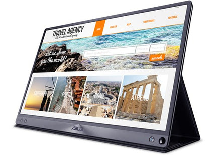 ASUS MB16AC computer monitor 39.6 cm (15.6") 1920 x 1080 pixels Full HD LED Grey