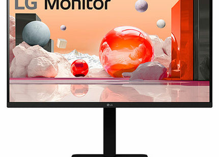 LG 27BA560-B 27" Class Full HD LCD Monitor - 16:9 - Matte Black - TAA Compliant - 27" Viewable - In-plane Switching (IPS) Technology - 1920 x 1080 - 16.7 Million Colors - 250 Nit - 5 ms - 100 Hz Refresh Rate - Speakers - Swivel, Height, Tilt, Pivot -...