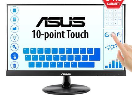 ASUS VT229H computer monitor 54.6 cm (21.5") 1920 x 1080 pixels Full HD LED Touchscreen Black