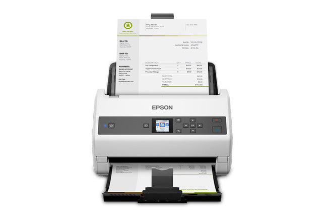 Epson WorkForce DS-870 Sheetfed Scanner - 600 dpi Optical - 30-bit Color - 30-bit Grayscale - 65 ppm (Mono) - 65 ppm (Color) - Duplex Scanning - USB