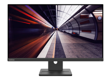Lenovo ThinkVision E24-30 24" Class Full HD LED Monitor - 16:9 - Raven Black - 23.8" Viewable - In-plane Switching (IPS) Technology - WLED Backlight - 1920 x 1080 - 16.7 Million Colors - 250 Nit - 4 ms - 100 Hz Refresh Rate - Speakers - HDMI - VGA - ...