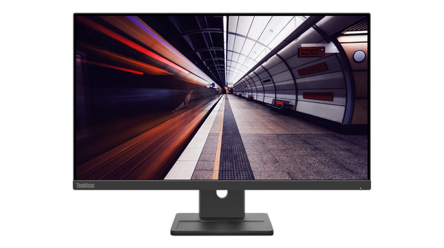 Lenovo ThinkVision E24-30 24" Class Full HD LED Monitor - 16:9 - Raven Black - 23.8" Viewable - In-plane Switching (IPS) Technology - WLED Backlight - 1920 x 1080 - 16.7 Million Colors - 250 Nit - 4 ms - 100 Hz Refresh Rate - Speakers - HDMI - VGA - ...
