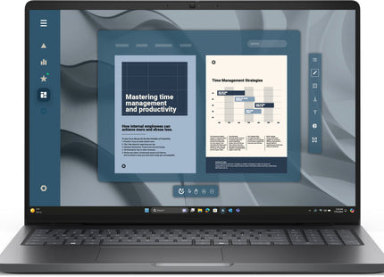 Dell Pro 16 PC16255 16" Notebook - Full HD Plus - 60 Hz - AMD Ryzen 5 PRO 230 - 16 GB - 256 GB SSD - English (US) Keyboard - Magnetite - AMD Chip - 1920 x 1200 - Windows 11 Pro - AMD Radeon 760M Graphics - In-plane Switching (IPS) Technology - Front ...