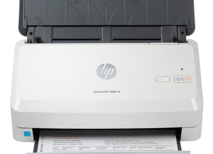 HP ScanJet Pro 3000 S4 Sheetfed Scanner - 600 dpi Optical - 40 ppm (Mono) - 40 ppm (Color) - Grayscale, Color, Monochrome Scan - Duplex Scanning - Cut Sheet Paper, Laser Paper, Pre-punched Paper, Business Card, Plastic Card, Stapled Media, Plastic Ca...