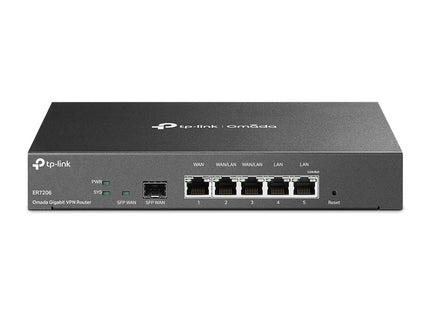 TP-Link ER7206 - Multi-WAN Professional Wired Gigabit VPN Router - Increased Network Capacity - SPI Firewall - Omada SDN Integrated - Load Balance - Lightning Protection