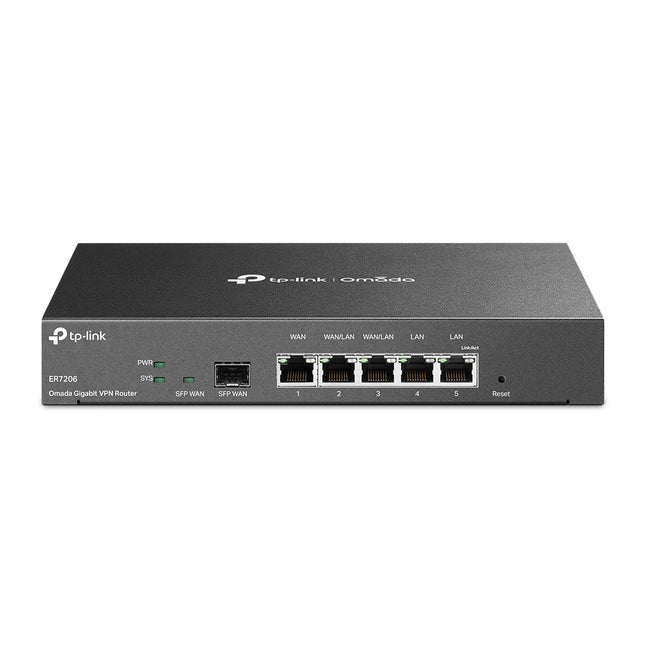 TP-Link ER7206 - Multi-WAN Professional Wired Gigabit VPN Router - Increased Network Capacity - SPI Firewall - Omada SDN Integrated - Load Balance - Lightning Protection