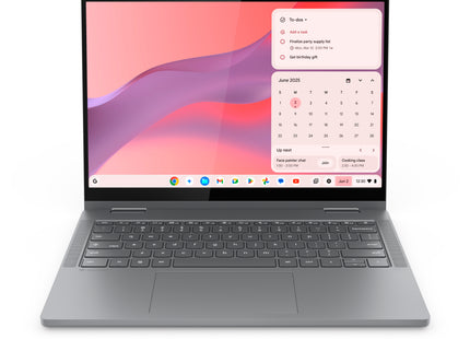 Lenovo Chrome 2in1 14IRU10 Intel Core 5 120U Chromebook 35.6 cm (14") Touchscreen WUXGA 8 GB LPDDR5-SDRAM 256 GB SSD Wi-Fi 6E (802.11ax) ChromeOS English Grey