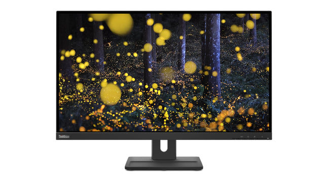 Lenovo ThinkVision E27q-20 27" Class WQHD LED Monitor - 16:9 - Raven Black - 27" Viewable - In-plane Switching (IPS) Technology - WLED Backlight - 2560 x 1440 - 16.7 Million Colors - 350 Nit - 4 ms - 75 Hz Refresh Rate - Speakers - HDMI - DisplayPort...