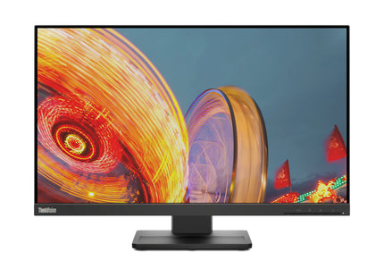 Lenovo ThinkVision E24q-20 24" Class WQHD LED Monitor - 16:9 - Raven Black - 23.8" Viewable - In-plane Switching (IPS) Technology - WLED Backlight - 2560 x 1440 - 16.7 Million Colors - 300 Nit - 4 ms - 75 Hz Refresh Rate - Speakers - HDMI - DisplayPo...