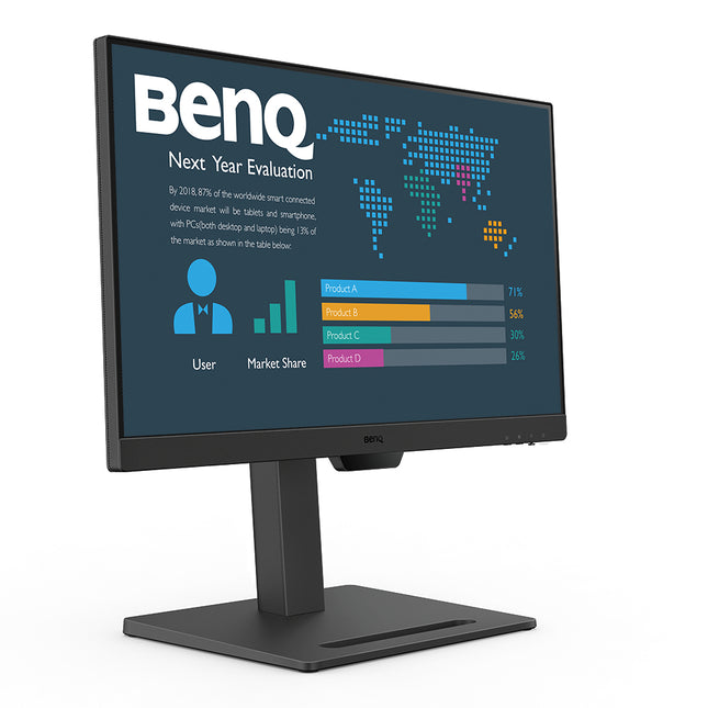 BenQ Business BL2490T 24" Class Full HD LED Monitor - 16:9 - Black - 24" Viewable - In-plane Switching (IPS) Technology - LED Backlight - 1920 x 1080 - 16.7 Million Colors - 250 Nit - 5 ms - Speakers - HDMI - DisplayPort - VESA Mount Compatible