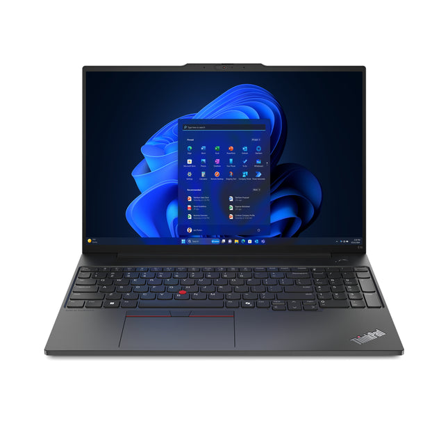 Lenovo ThinkPad E16 Gen 2 (AMD) AMD Ryzen™ 5 7535U Laptop 40.6 cm (16") WUXGA 8 GB DDR5-SDRAM 256 GB SSD Wi-Fi 6E (802.11ax) Windows 11 Pro English Black