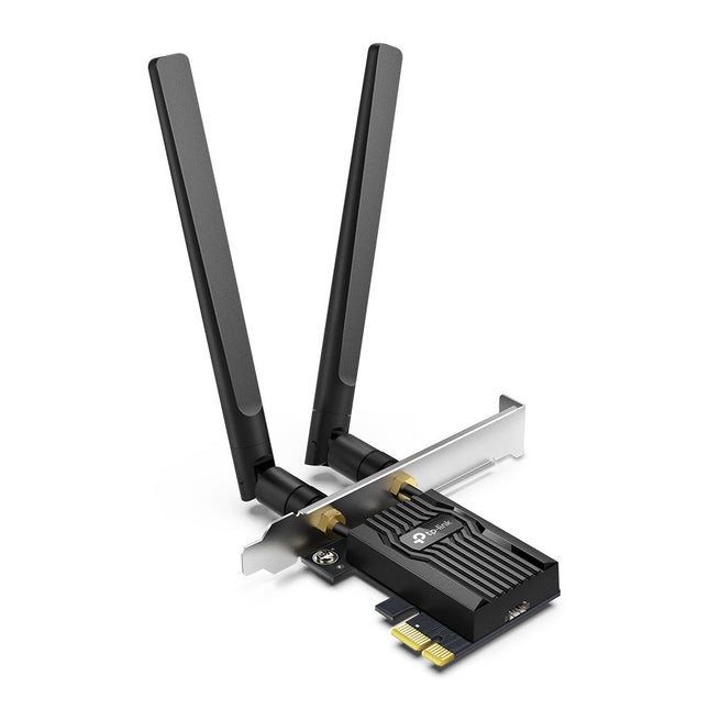 TP-Link Archer TX55E - WiFi 6 PCIe WiFi Card for Desktop PC AX3000 - Bluetooth 5.2, WPA3, 802.11ax Dual Band Wireless Adapter with MU-MIMO - Ultra-Low Latency - Supports Windows 11, 10 (64bit) Only
