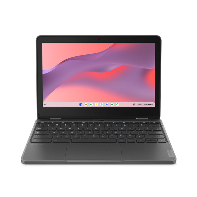 Lenovo 300e Yoga Chromebook Gen 4 82W20004US 11.6" Touchscreen Convertible 2 in 1 Chromebook - HD - 60 Hz - Octa-core (ARM Cortex A76 + Cortex A55) - 8 GB - 64 GB Flash Memory - English Keyboard - Graphite Gray - MediaTek Kompanio 520 Chip - 1366 x 7...